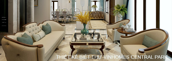  Thiết kế nội thất biệt thự Vinhomes Central Park hiện đại