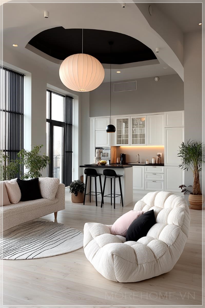  Nghệ Thuật Tối Giản: Khám Phá Căn Hộ Open-Plan Hiện Đại...