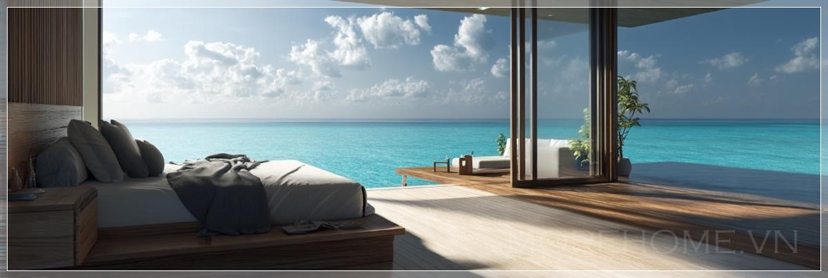  Thiết Kế Tối Giản: Phòng Ngủ Sang Trọng Giữa Thiên Đường Maldives...