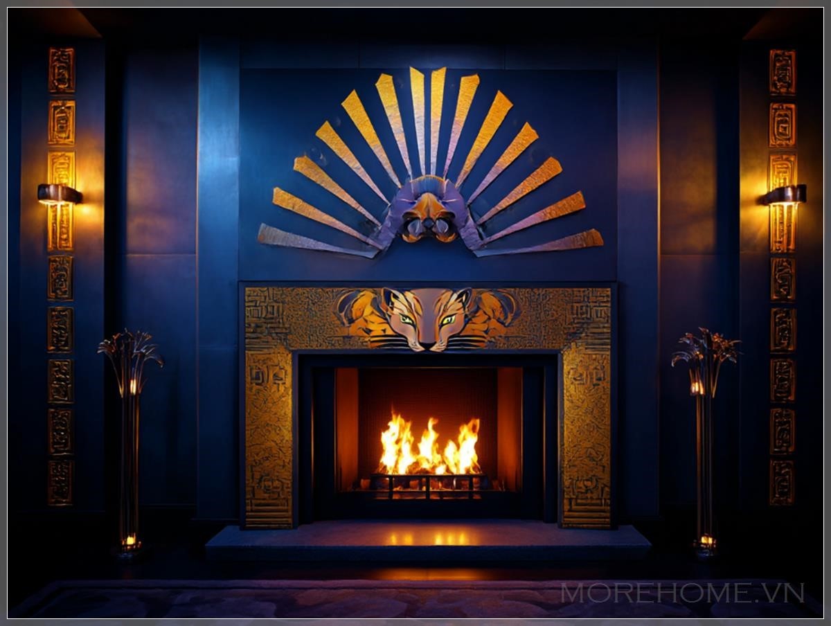  Lửa Rừng và Kim Loại: Khi Nghệ Thuật Art Deco Thức Tỉnh Linh Hồn...