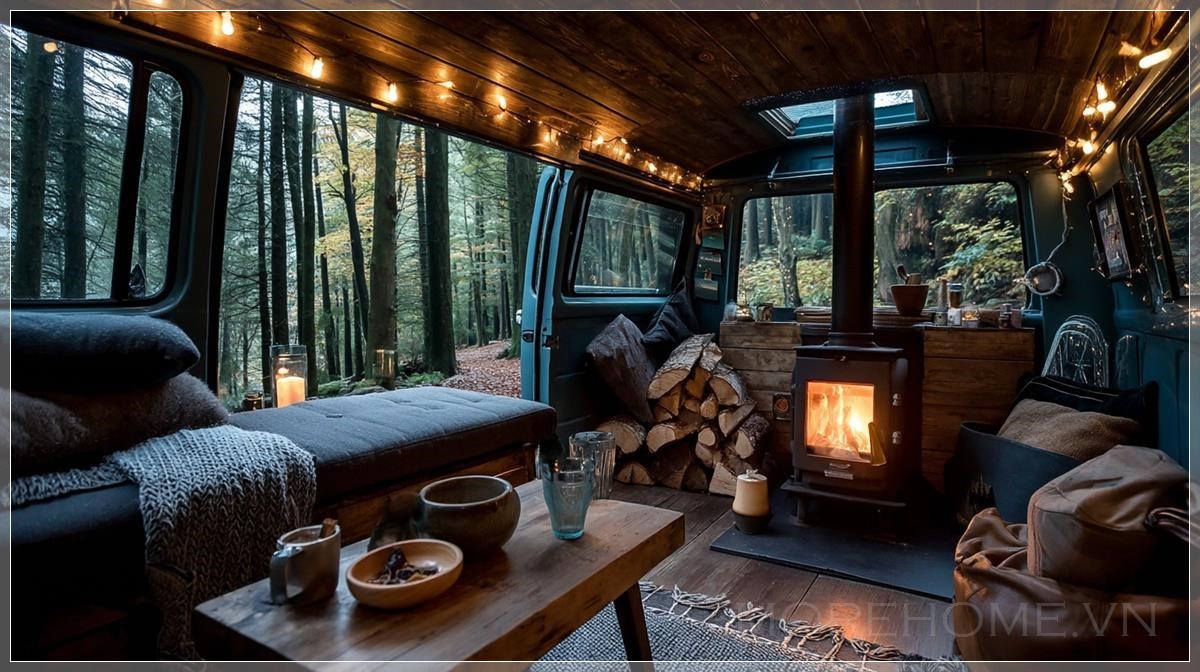  Khung Cảnh Lãng Mạn Từ Camper Van Giữa Rừng Xanh...