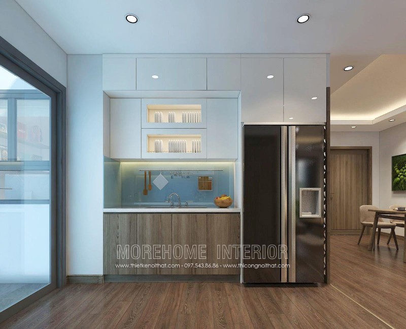 Thiết kế nội thất phòng bếp nhà cấp 4 nông thôn Thiết kế nội thất phòng bếp nhà cấp 4 nông thôn
