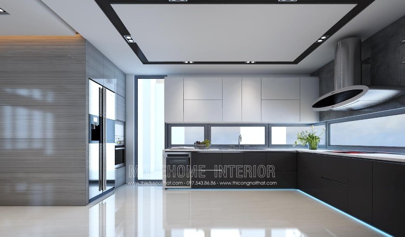 Thiết kế nội thất phòng bếp nhà cấp 4 nông thôn Thiết kế nội thất phòng bếp nhà cấp 4 nông thôn