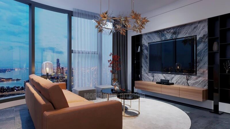 Thiết kế nội thất chung cư Vinhomes Ba Son phong cách hiện đại Thiết kế nội thất