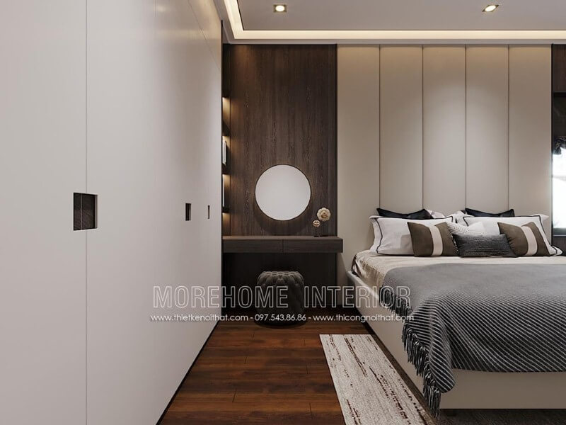 Bàn trang điểm hiện đại đẹp cho nội thất phòng ngủ. Thiết kế nội thất