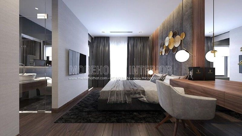 Bố trí nội thất phòng ngủ khép kín hiện đại sang trọng là một trong những xu thế thiết kế nổi bật nhất hiện nay. Thiết kế nội thất