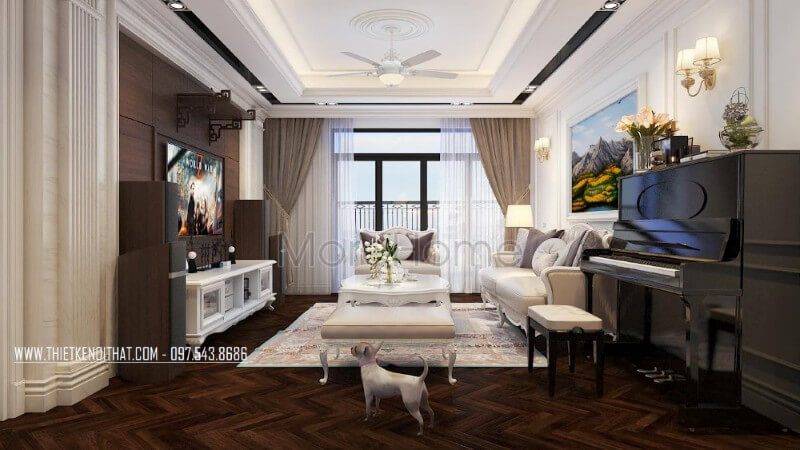 và hiện đại Nội thất căn hộ Royal city được thiết kế theo phong cách sang trọng và hiện đại.